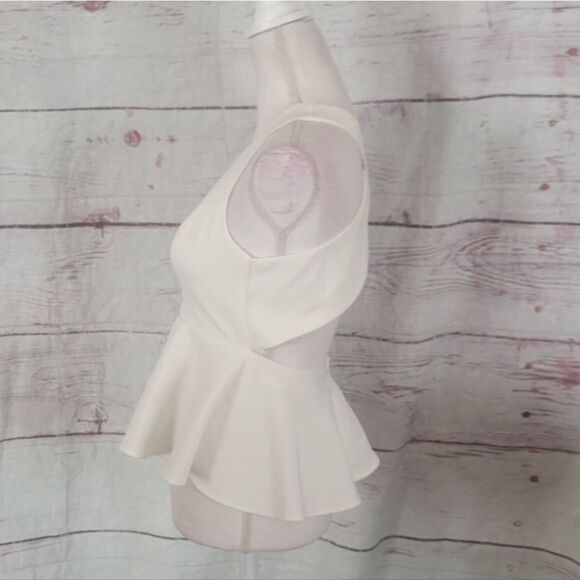 Lovers + Friends Dee Elly Deep V Neck Peplum Top Size XS - Picture 5 of 8